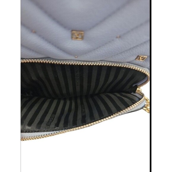 Victoria\'s Secret The Victoria Small Backpack V Quilt & Wallet Skyflower Blue main image 9
